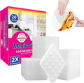 20 pack Magic Sponge Eraser for Cleaning,2 x Stronger Density Cleanning for Kitchens, Bathrooms, Walls, Shoes,Add Water to Erase All Dirt