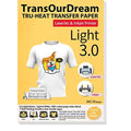 T Shirt Heat Transfer Paper 10 Sheets A4 Iron On Transfers for Inkjet Laser Printer Printable HTV Heat Transfer Vinyl for White and Light FabricsEasy