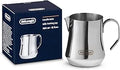 De'Longhi DLSC060 ECO 311.W / BK / R / B milk jug, 18/8 stainless steel, 350 ml, 12 oz