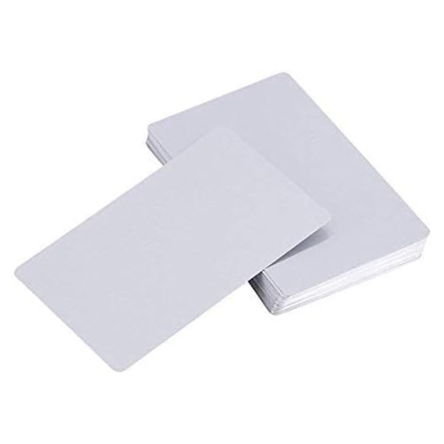 100 Pcs Blank Sublimation Metal Name Card Thick La