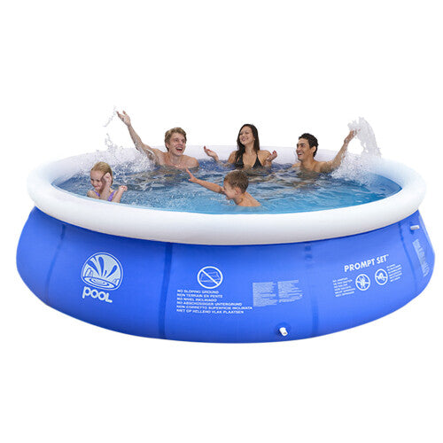 (8Ft Pool) 8/10ft Prompt Set Inflatable Paddling Pool Swimming Pool Family Outdoor Party