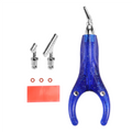 Ergonomic Diamond Art Painting Pen, Accessories with 3 Metal Tips, 5D Drill Pen Kit for Adults Blue