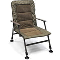 NGT XPR Chair - Sturdy Two-Tone, Adjustable Legs & Arm Rests, Mud Feet, Velcro Rod Support (FBC-CHAIR-XPR)