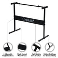 FULL SIZE KEYBOARD STAND PORTABLE RECTANGULAR