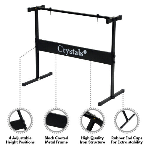 FULL SIZE KEYBOARD STAND PORTABLE RECTANGULAR