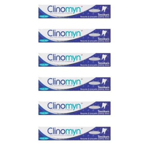 Clinomyn Toothpaste For Smokers Original, 75ml (Pack of 6)