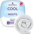 Slumberdown Cool Summer Nights 7.5 Tog King Size Duvet - Lightweight & Breathable Summer Duvet for Hot Nights | UK-Made King Quilt, Non-Allergenic & Washable (225 x 220cm)