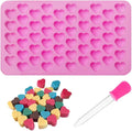 Silicone Moulds for Wax Melts & Soap - Heart, Mini Candy & Ice Cube Trays Chocolate Mould Silicone Molds - DIY Jelly & Gummy Moulds