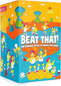 Gutter Games Beat That Game - The Bonkers Battle of Wacky Challenges - Family Games for Kids and Adults - Card and Board Game, Encourages Fun, Creativity, and Memorable Moments in Parties - Main