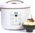 M4Y Rice Cooker, Slow Cooker and Food Steamer For 1-6 People – 1.2 Litre - Keep Warm Function, Delay Timer, Premium Inner Pot, Spatula & Measuring Cup, Perfect Rice Every time– Quick & Easy