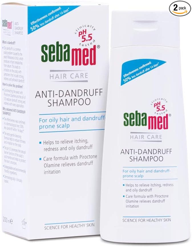 Sebamed Anti-Dandruff Shampoo 200ml - Pack of 2