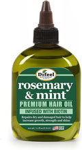 Difeel Rosemary and Premium Hair Oil with Biotin 210 ml - Rosemary Mint Oil Enriched with Biotin