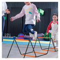Speed Training Hurdles for Kids, Lightweight Agility Obstacle Set, 12 Grids, 4.8m/15.7ft Compact Sports Equipment
