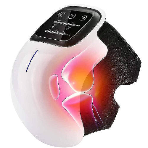 Cordless Knee Massager, Powerful Battery Infrared Deep Heat For Knee Joint Pain Relief, Laser Vibration Therapy For Arthritis, Swelling, Stiffness,