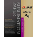 A-SUB Sublimation Paper A4, 210x297mm, 100 Sheets, 125gsm, Compatible with EPSON, SAWGRASS, RICOH, Brother Sublimation Printers