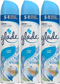 glade 3 x Aerosol Air Freshener 300ml - Clean Linen