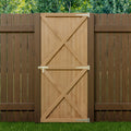 (79cm W X 183cm H) Garden Flat Top Pine Wood Gate Kit