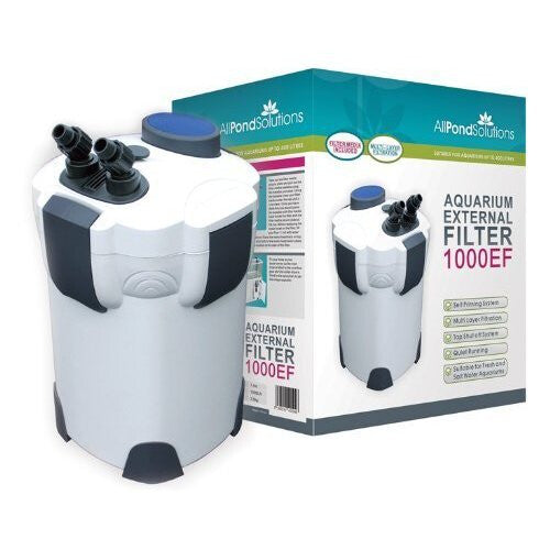 All Pond Solutions 1000EF Aquarium External Filter, 1000 Litre/ Hour