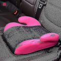 (pink 1) Portable Children Safety Car Booster Seats Harness Kids Baby Breathable Knitted