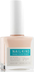 NAILKIND Nail Ridge Filler Primer & Treatment - Vegan Natural Nail Polish with Satin Finish - Covers Imperfections, Conditions Nails - With Vitamin E - For Fresh, Youthful Nails - 8ml