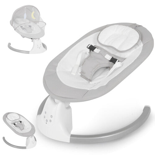 Baby Rocking Chair Electric Bluetooth Sleeping Cradle Bed Touch&Remote