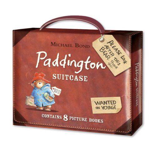 Paddington Suitcase With Eight Paddington Bear Books - Michael Bond