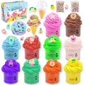 (50ml 10 Pack Slime) 50ml Butter Slime Kit Fake Candy Scented Slime Fluffy Party Antistress Toys For Kids Boys Girls Birthday Gift