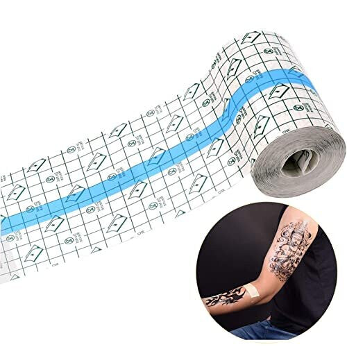 Tattoo Aftercare Waterproof BandageStretch Adhesive Bandage Transparent Waterproof Adhesive Bandage TapeClear Second Skin Protection for Plastic