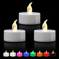 12/24/50/100/200 Pack LED Tea Lights, Warm White Light, for Decoration[Energy Class A]