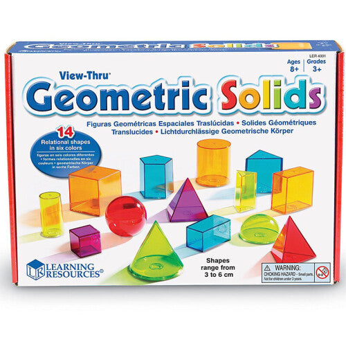 Learning Resources View-Thru Geometric Shapes 4331