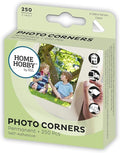 Photo Corners, Clear 10mm/0,39' (250 Pcs),One Size
