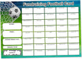 10 x A5 Name The Football Team Fundraising Scratch Cards - 40 Squares - Thick 330gsm Card - UK Made