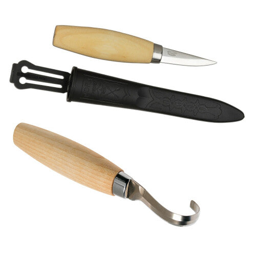 Mora 164 120 Wood Carving tool chisel Set - spoon bowl carving - Made in Sweden
