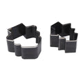 2Pcs Xmas Tree Leather Cutting Die 54x49mm & 47x40mm