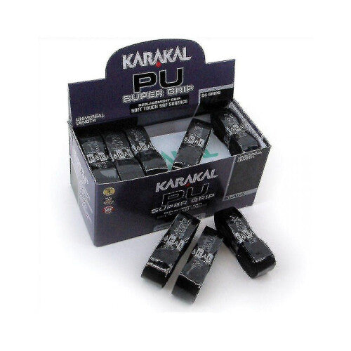 (Black) Karakal Pu Super Grip Badminton Tennis Squash Racket Grip X 1