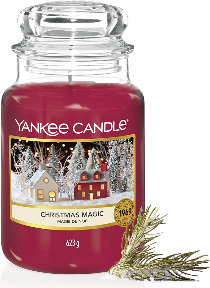Yankee Candle Scented Candle | Christmas Magic Large Jar Candle | Long Burning Candles: up to 150 Hours | Perfect Gifts for Women