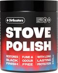 Dirtbusters Stove Polish For Log Burners & Grates Restore To Black, Non toxic Alternative To Stove Paint (250ml)