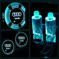 Audi 2pcs For Led Car Cup Bottle Holder Pad Mat Auto Lights Atmosphere Interior
