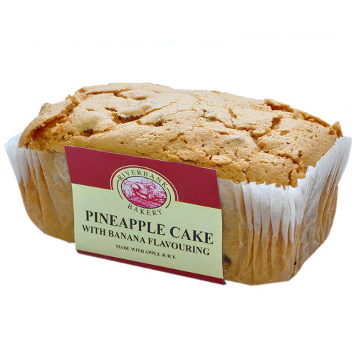 Riverbank Bakery Pineapple Loaf Cake with Banana - 6x400g