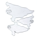 Halloween Ghost Metal Cutting Die for Scrapbooking 8.7x7.4cm
