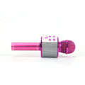 (Pink ) Wireless Bluetooth Karaoke Microphone Speaker Handheld KTV Player Mic