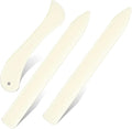 Curved and Straight Bone Folders - 3PCS Paper Creaser Set Scoring Tool,Bone Folder for Paper Folding - Paper Scoring Tool for Folding Paper Crafting Scrapbooking,for Paper Leathercrafts Bookbinding
