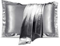 UQQU 2 Pack Natural Mulberry Silk Pillowcase for Hair and Skin Health, Standard Size 50 x 75 cm Pillow Case, Soft Smooth Cooling Premium Grade Silk Pillow Covers for Sleeping (Grey)