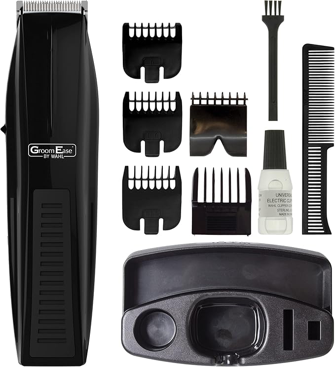 WAHL Groomease Performer Trimmer for Men, Beard Care Kit, Black, 1 Unit