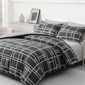 Pamposh Single Duvet Cover Set - Premium Brushed Microfiber Reversible Duvet Cover Single - Hypoallergenic Bedding Sets 2 Pcs - Ultrasoft Quilt Cover Set with Zipper Closure