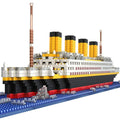 1860Pcs Titanic Shape Model Building Construction Toys Blocks Model Toys
