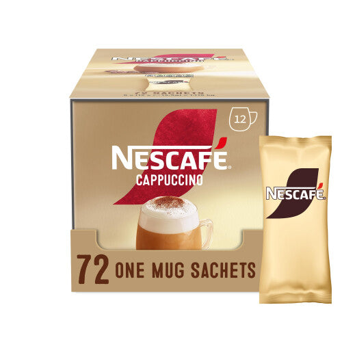 Cappuccino Instant Coffee Sachets - 72 x 15.5g