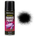 Black Fabric Spray Paint 200ml Flexible Clothes Aerosol