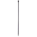 Triple Arch Finial Fence Post Black 116 cm