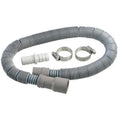 Washing Machine & Dishwasher 2 Metre Waste Drain Hose Extension Kit Universal